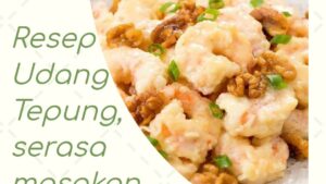 Resep Udang Tepung, serasa masakan restoran