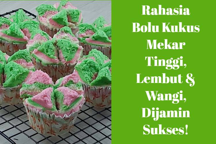 Rahasia Bolu Kukus Mekar Tinggi, Lembut & Wangi, Dijamin Sukses!