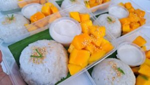 Cara Membuat Ketan Mangga