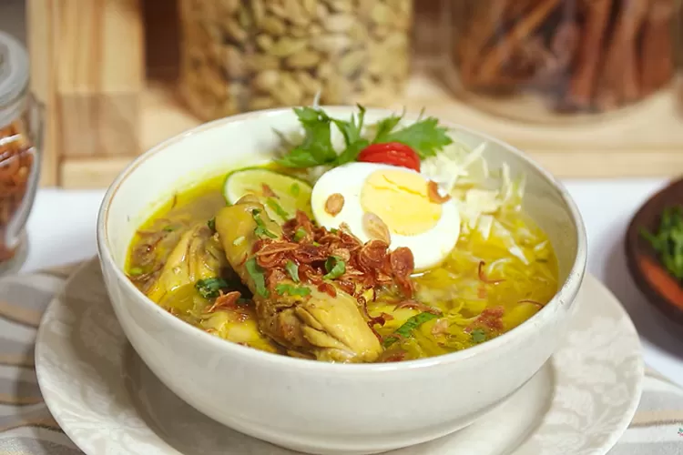 Cara Membuat Soto Ayam Santan Kuning