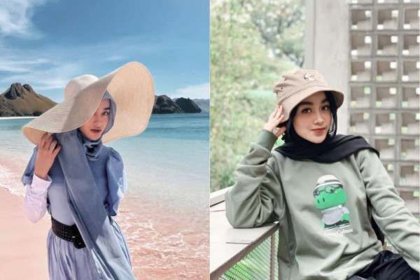 OOTD Hijab Pakai Topi1