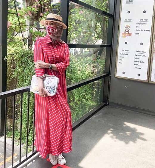 OOTD Hijab Pakai Topi2