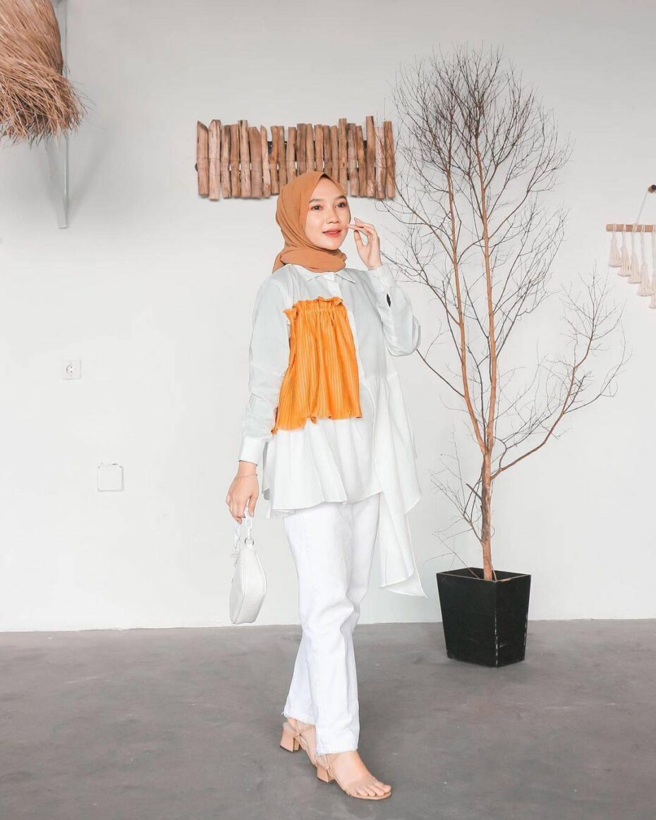 OOTD Naik Pesawat Berhijab2