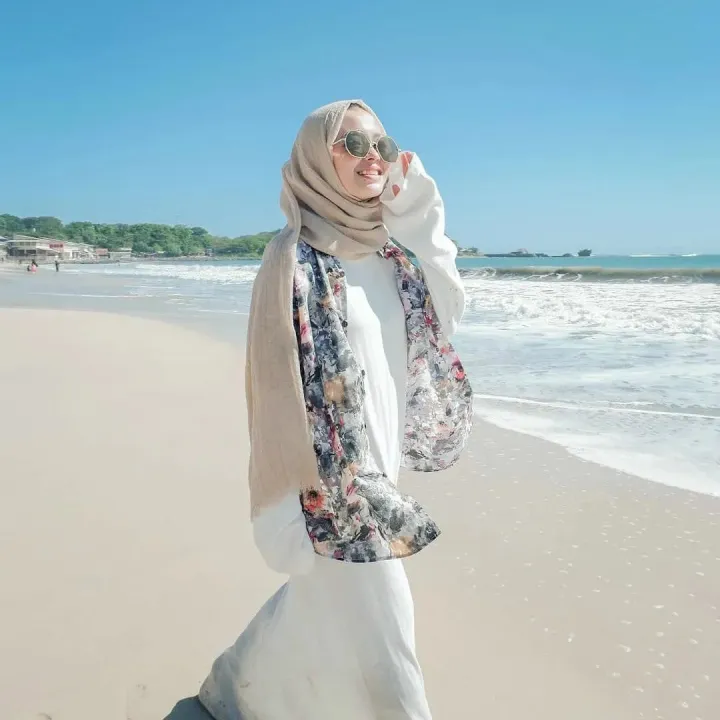 OOTD Pantai Berhijab