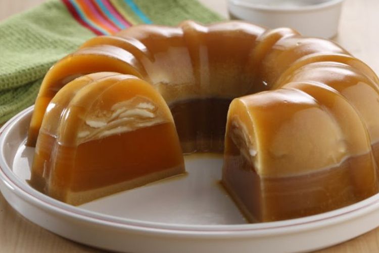 Puding Roti Tawar Agar-Agar