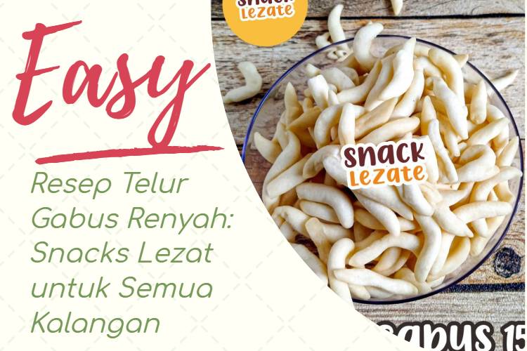 Resep Telur Gabus Renyah_ Snacks Lezat untuk Semua Kalangan