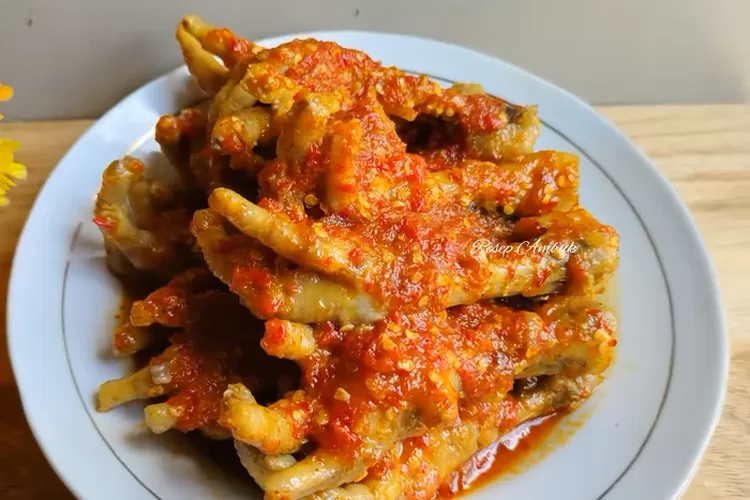 Resep Ceker Mercon Pedas Menggugah Selera
