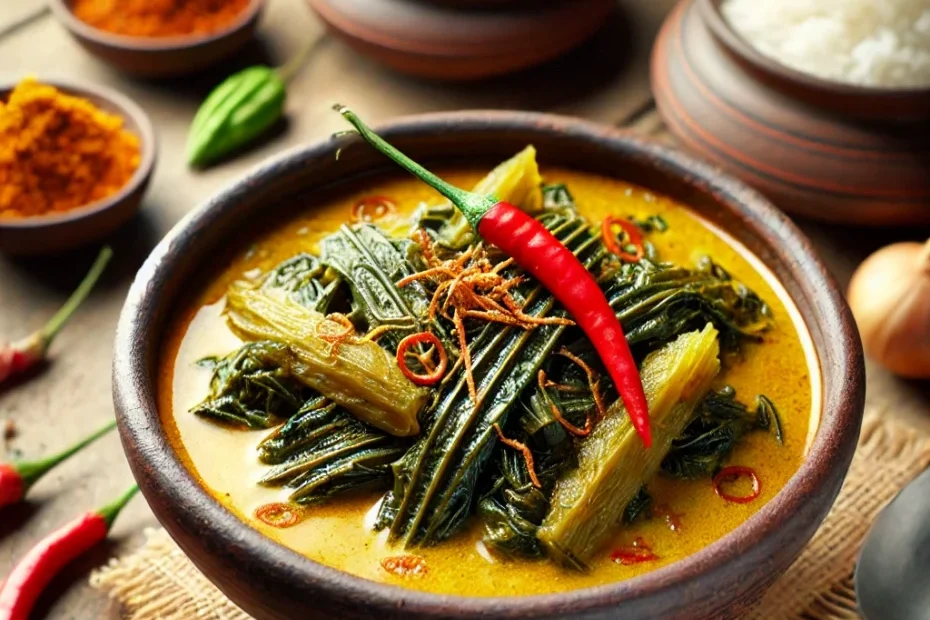 Resep Gulai Daun Singkong
