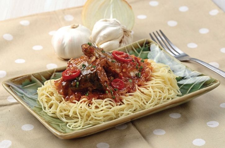 Sarden Pasta Spaghetti