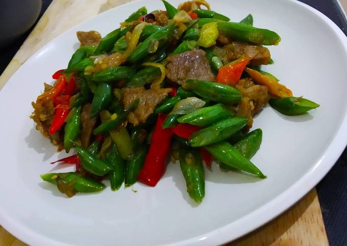 resep tumis buncis daging