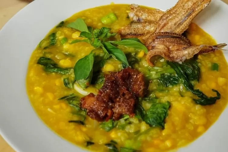 bubur manado sambal roa
