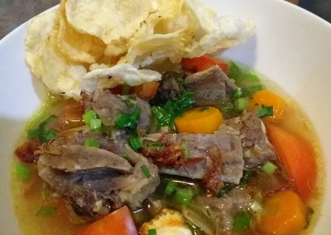 sop iga sapi kuah bening