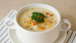 Chicken cream soup ala KFC