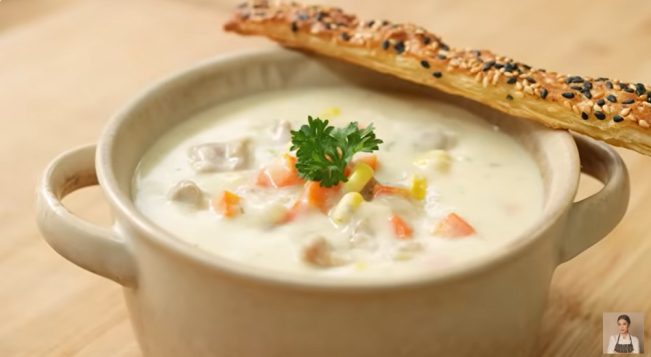 Chicken cream soup ala KFC2