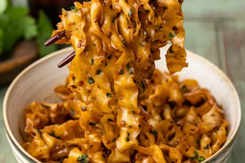 resep mie chili oil