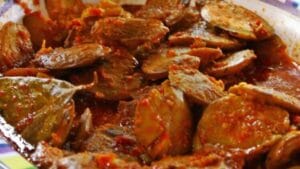 rendang jengkol padang