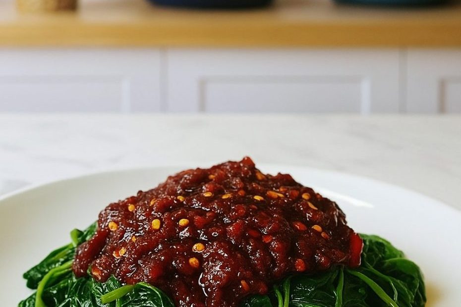 rujak kangkung