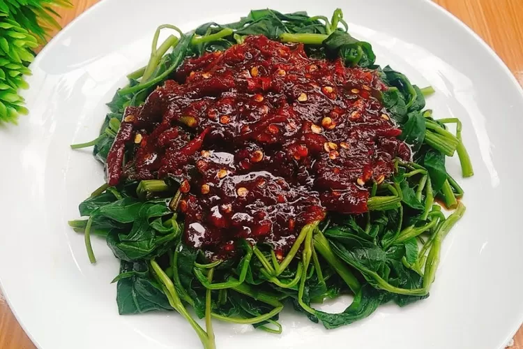 rujak kangkung