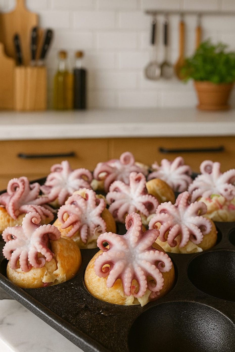 takoyaki isi gurita ala Jepang