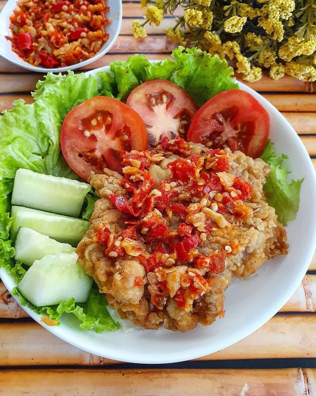 Ayam Geprek Sambal Bawang
