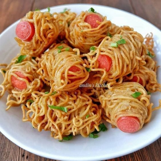 Indomie Gulung Sosis
