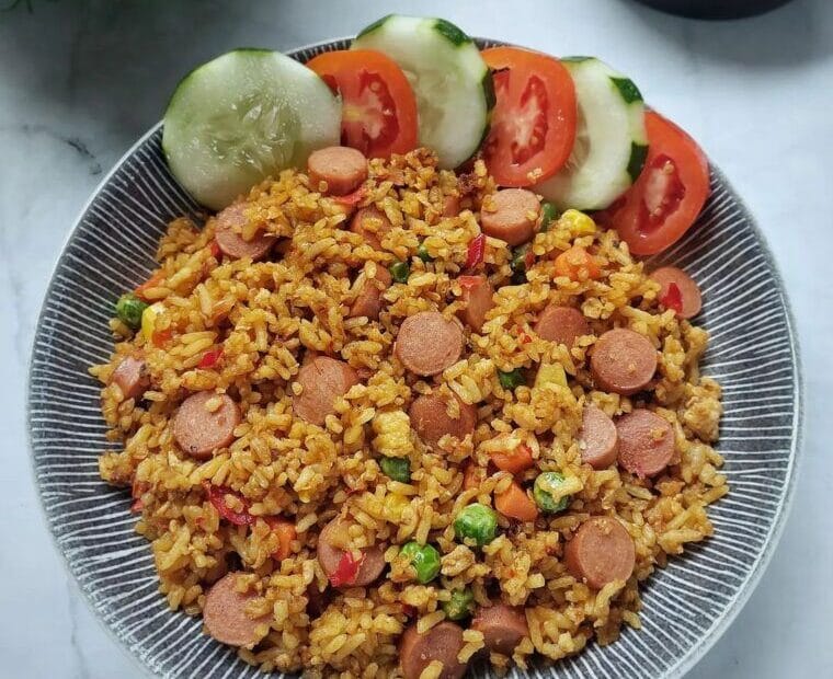 Nasi Goreng Timun dan Telur