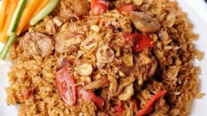 Resep Bekal Anak Sekolah: Praktis dan Lezat! Nasi Goreng Timun dan Telur2