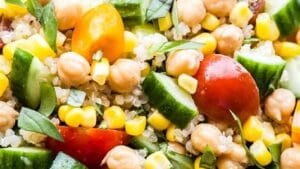 Video : Diet makan malam rendah kalori Salad Quinoa dan Sayuran Salad Quinoa