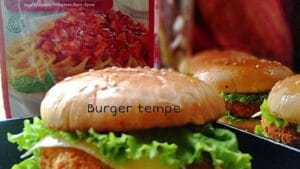 Video : Makanan kekinian dengan Burger Tahu Tempe Burger Tahu Tempe
