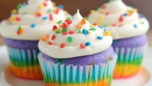 Cupcake Warna-warni