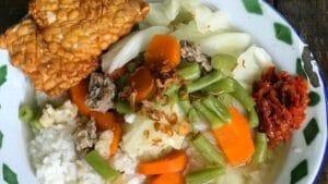 Nasi Sisa untuk Sup
