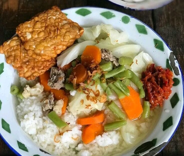 Nasi Sisa untuk Sup