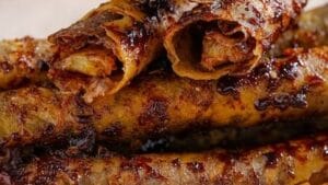 Pisang Cokelat Panggang