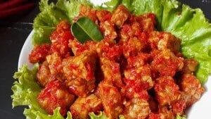 Tahu Tempe Saus Pedas